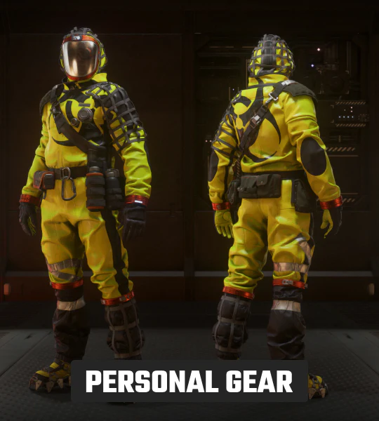 TruBarrier Hazard Suit and Mask - Hi-Vis Biohazard